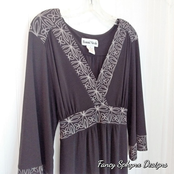 Ronnie Nicole Size 14 Black & White Dress - Picture 4 of 5